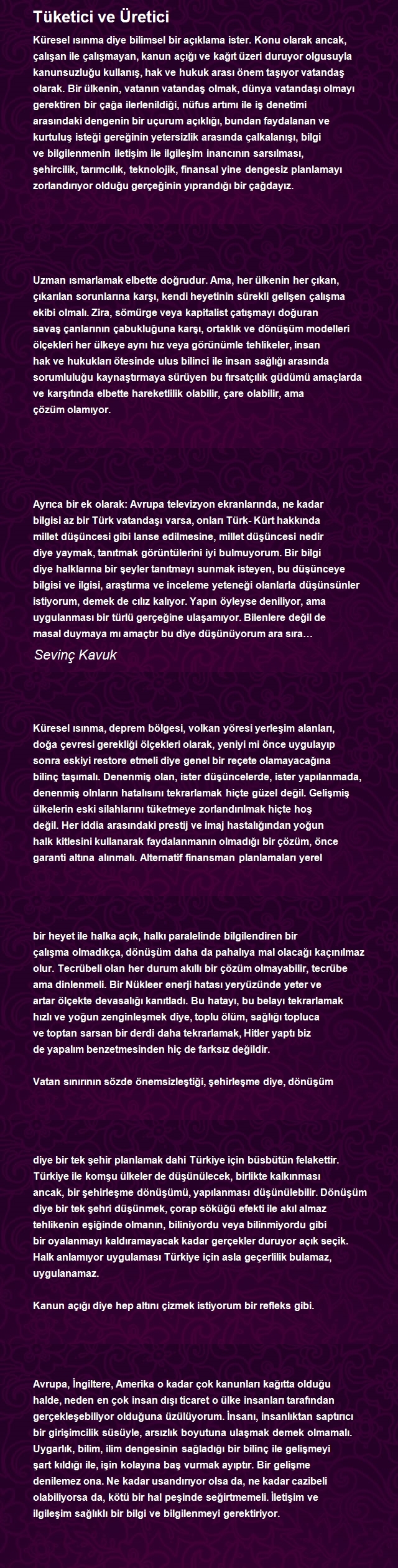 Sevinç Kavuk