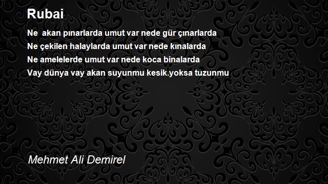 Mehmet Ali Demirel