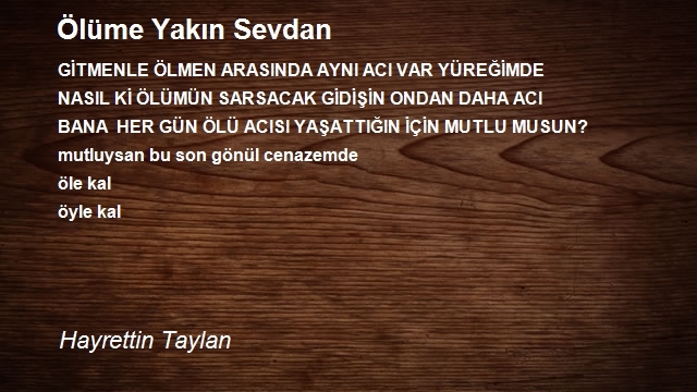 Hayrettin Taylan