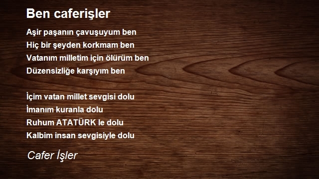 Cafer İşler