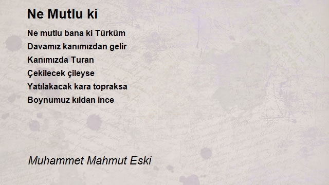 Muhammet Mahmut Eski