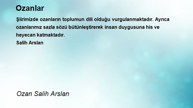 Ozan Salih Arslan