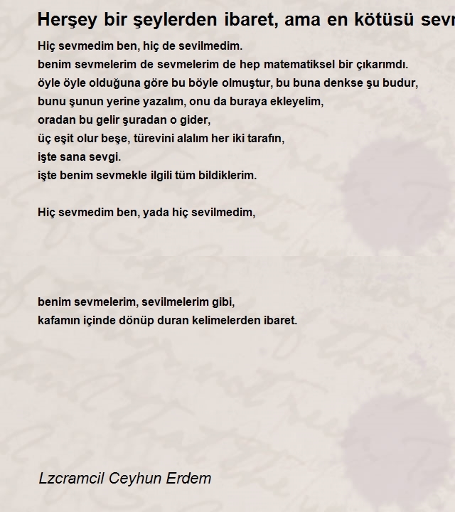 Lzcramcil Ceyhun Erdem