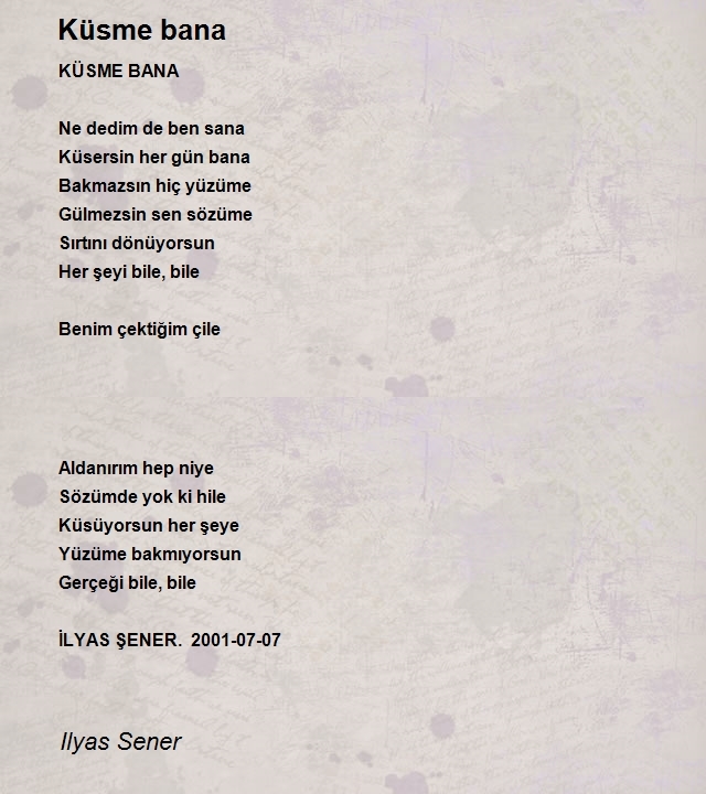 Ilyas Sener