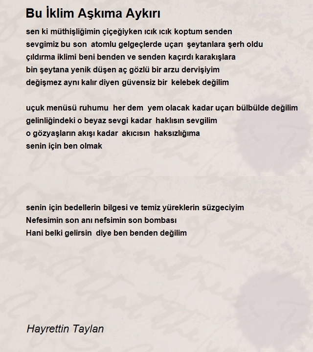 Hayrettin Taylan