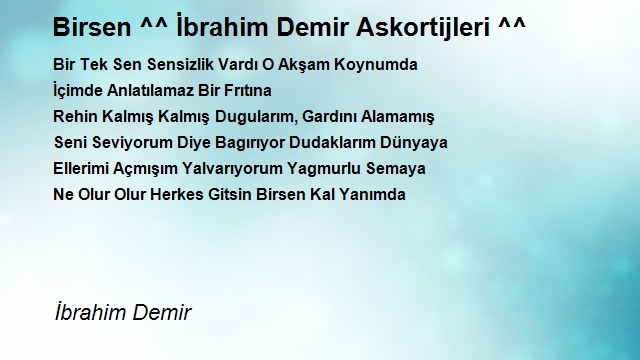 İbrahim Demir