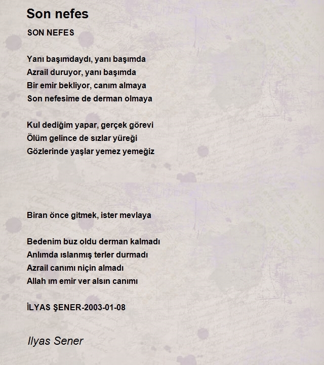 Ilyas Sener