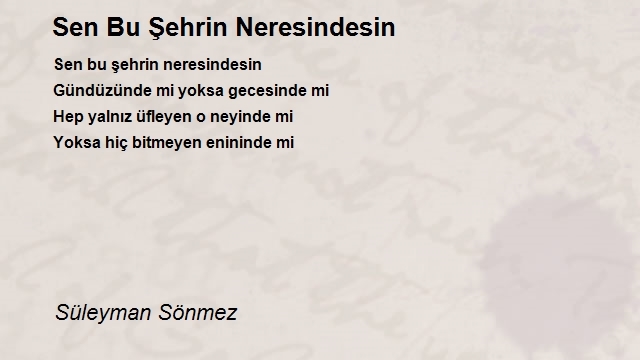 Süleyman Sönmez