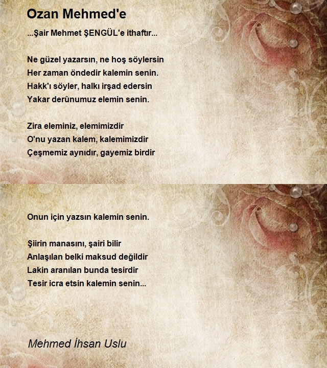 Mehmed İhsan Uslu