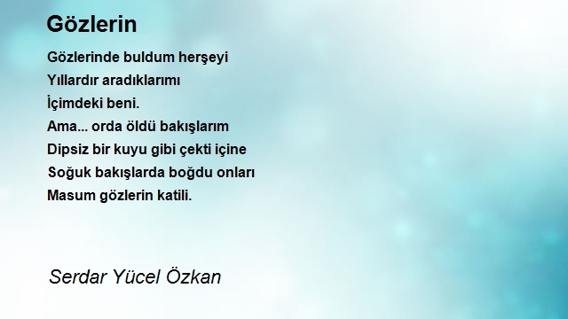 Serdar Yücel Özkan