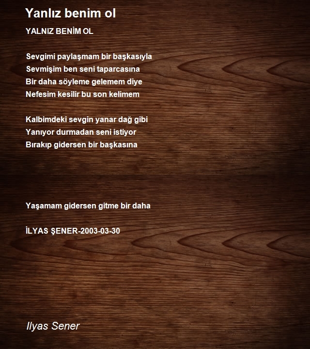 Ilyas Sener