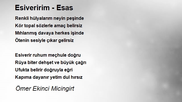 Ömer Ekinci Micingirt