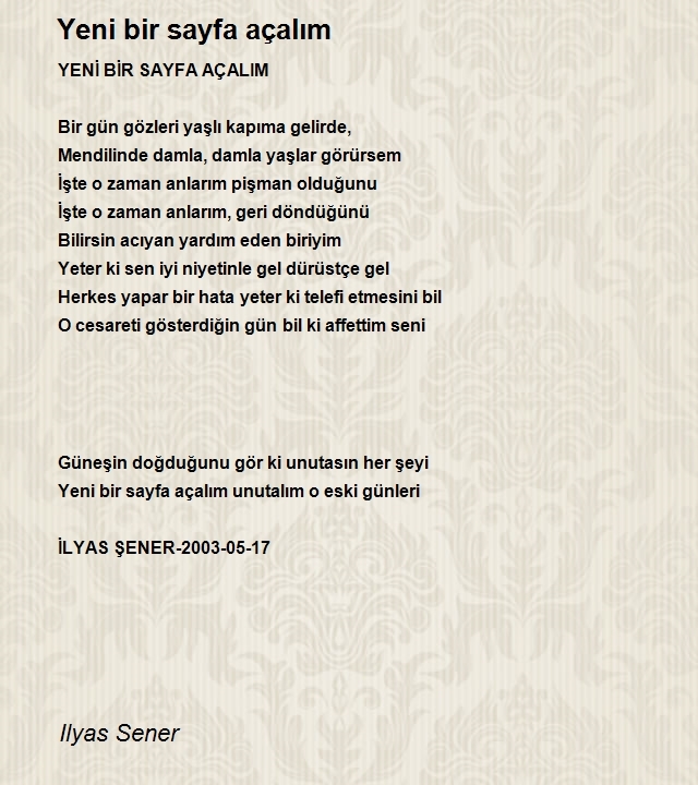 Ilyas Sener