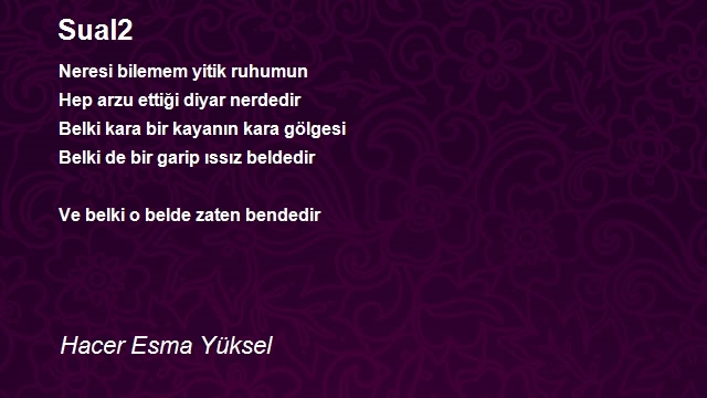 Hacer Esma Yüksel