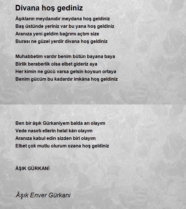 Âşık Enver Gürkani