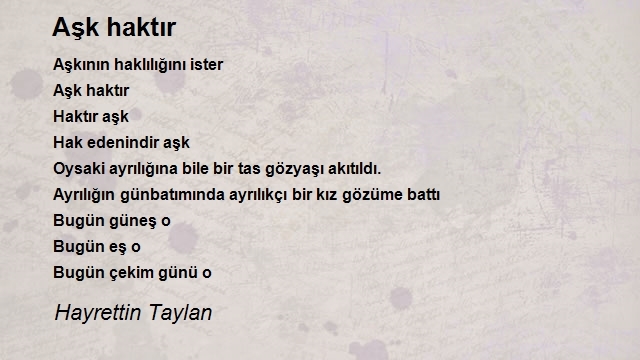 Hayrettin Taylan