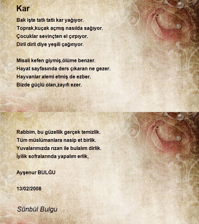 Sünbül Bulgu