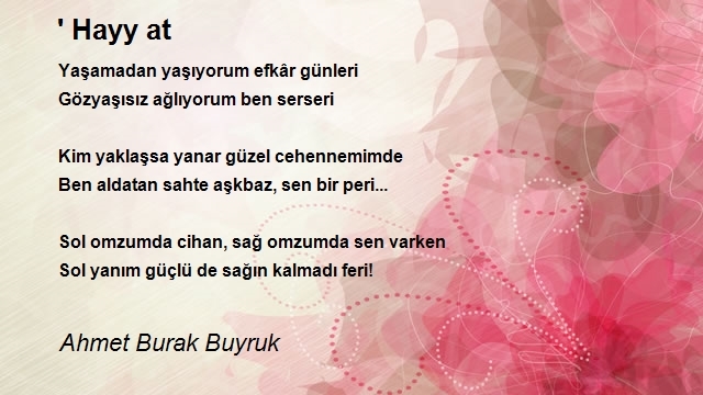 Ahmet Burak Buyruk