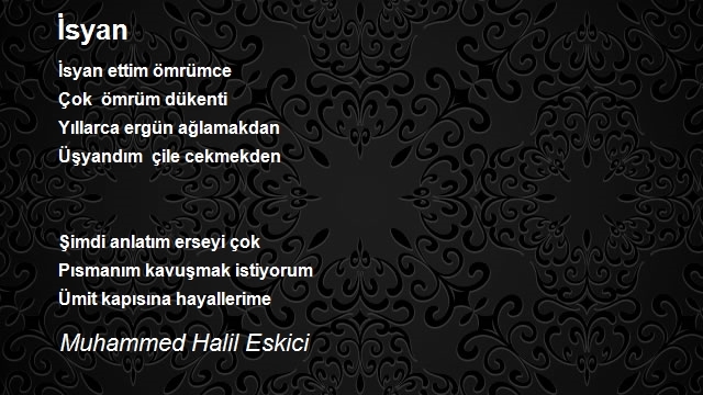 Muhammed Halil Eskici