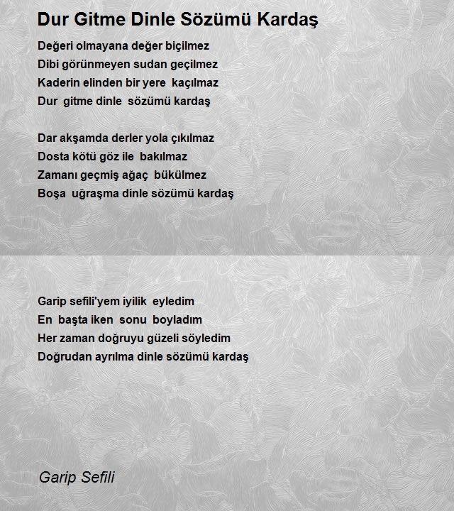 Garip Sefili