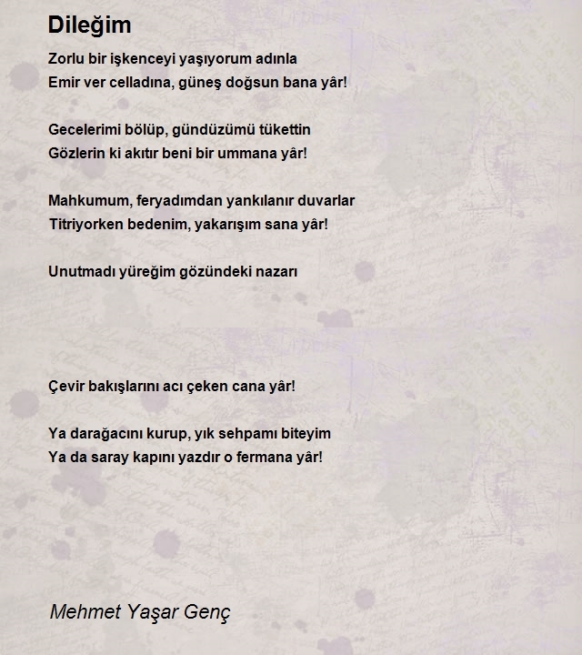 Mehmet Yaşar Genç