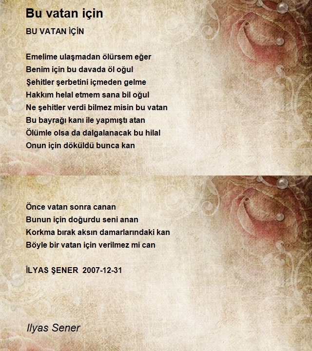 Ilyas Sener