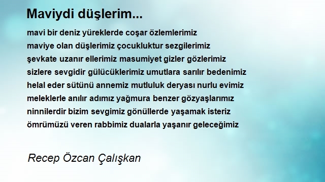 Recep Özcan Çalışkan