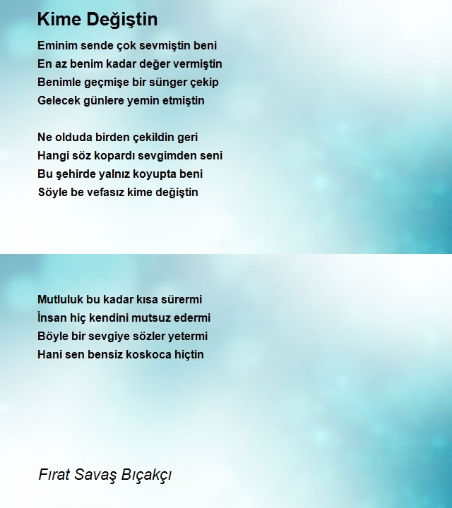 Fırat Savaş Bıçakçı