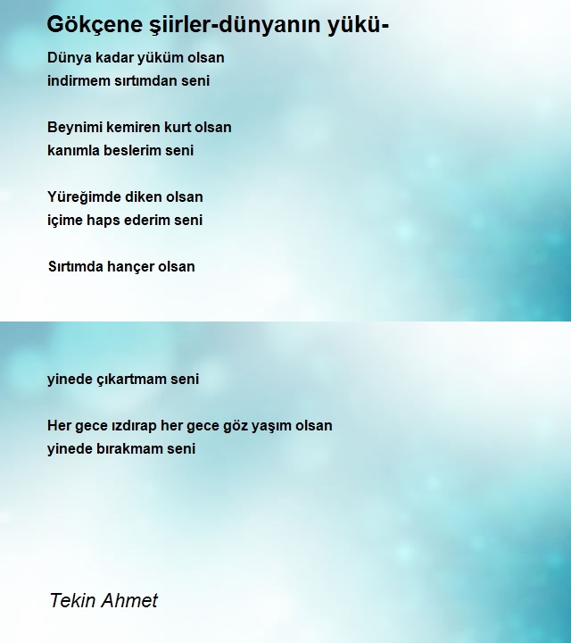 Tekin Ahmet