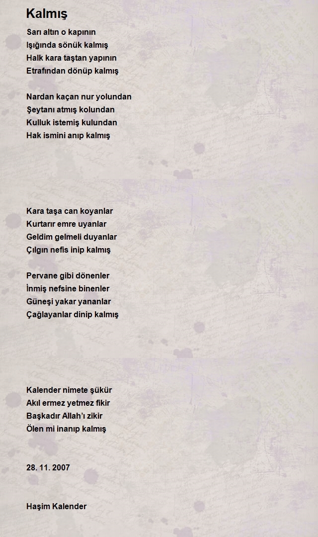 Haşim Kalender