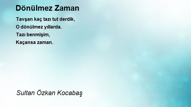 Sultan Özkan Kocabaş