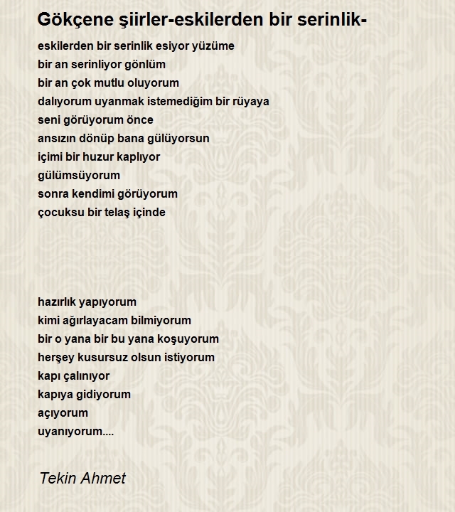 Tekin Ahmet