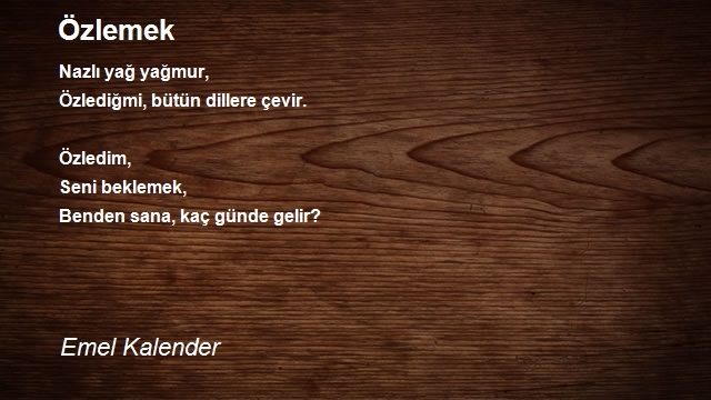 Emel Kalender