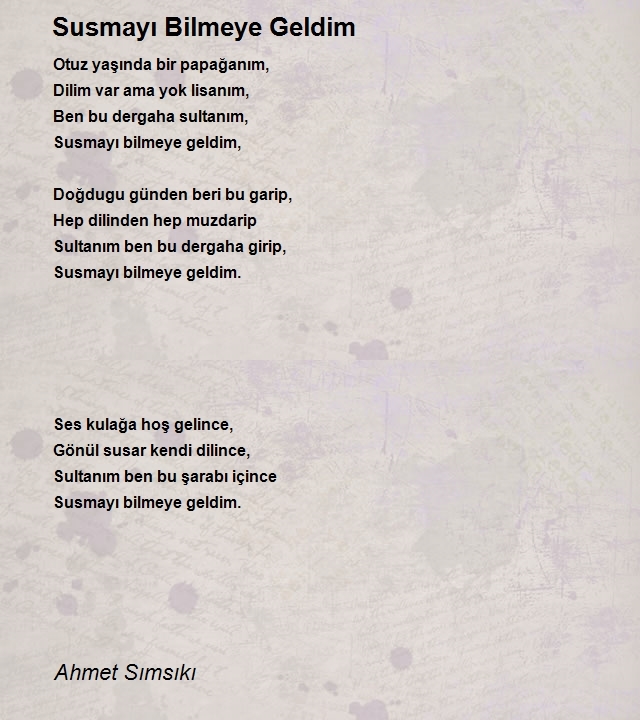 Ahmet Sımsıkı