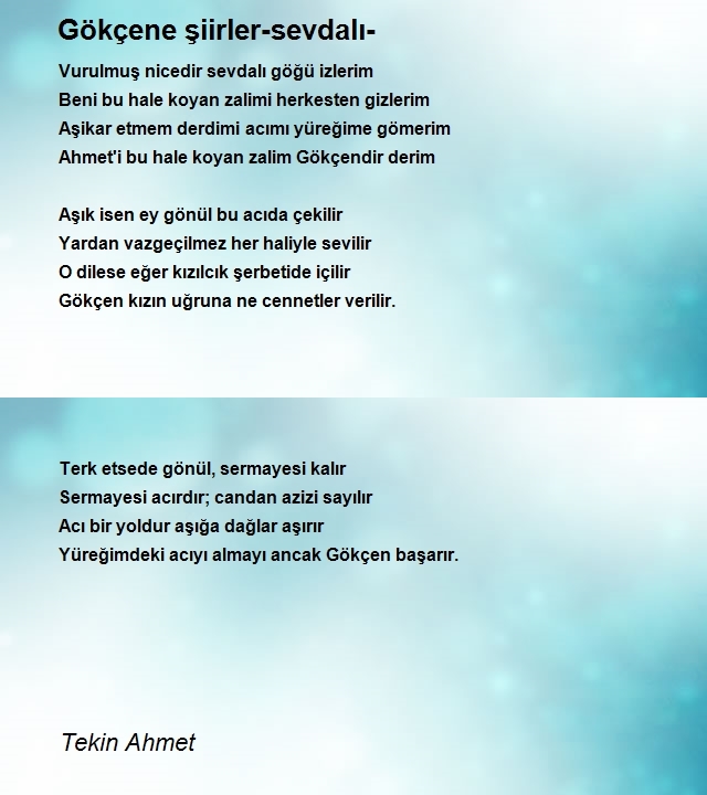 Tekin Ahmet