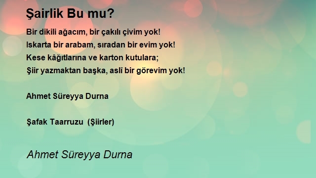 Ahmet Süreyya Durna