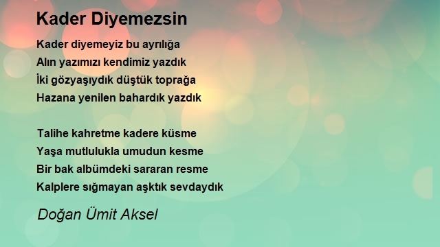 Doğan Ümit Aksel