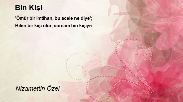 Nizamettin Özel