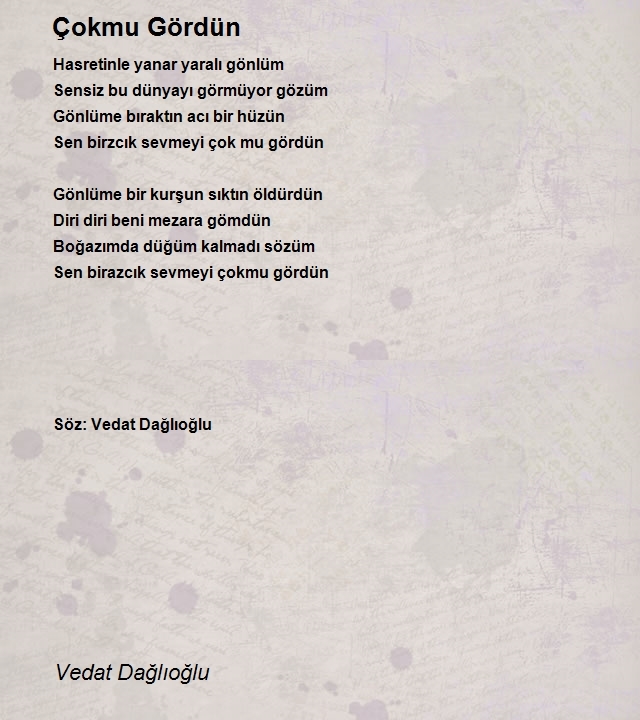 Vedat Dağlıoğlu