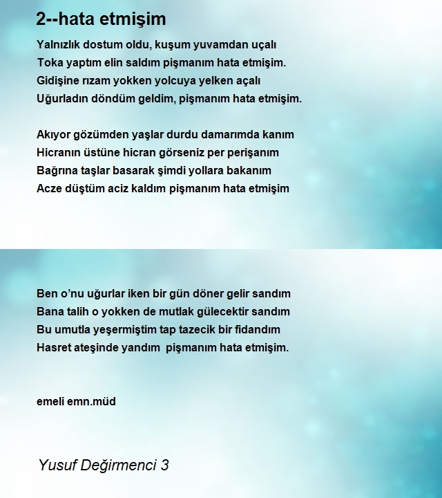 Yusuf Değirmenci 3