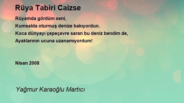 Yağmur Karaoğlu Martıcı