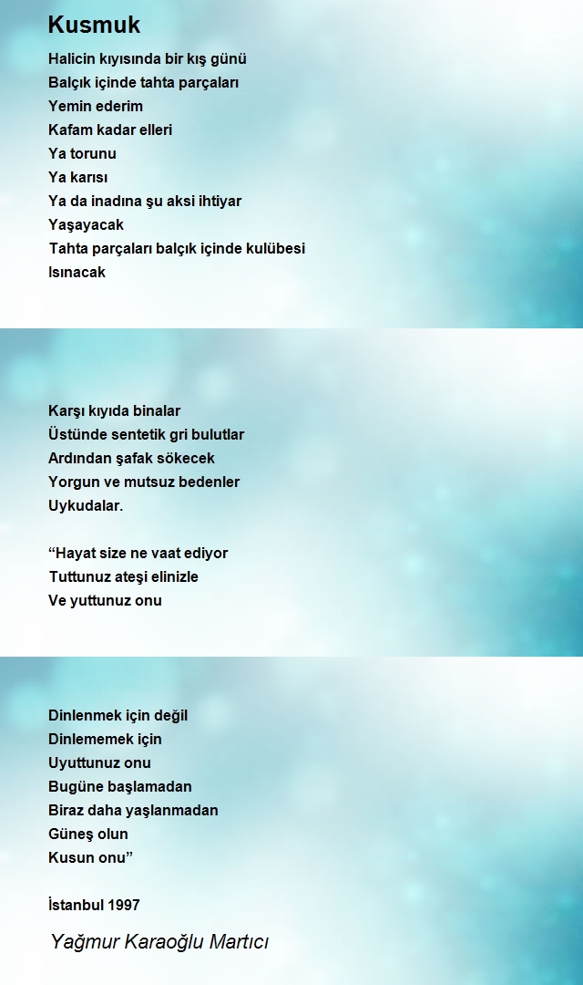 Yağmur Karaoğlu Martıcı