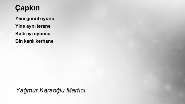 Yağmur Karaoğlu Martıcı