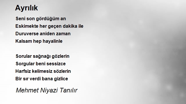 Mehmet Niyazi Tanılır