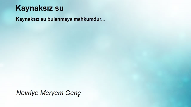 Nevriye Meryem Genç