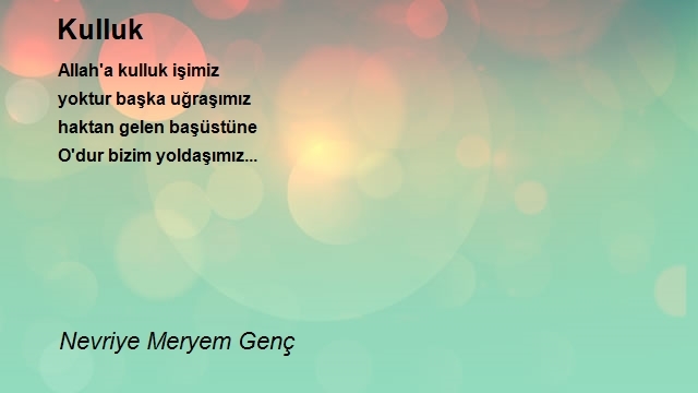 Nevriye Meryem Genç