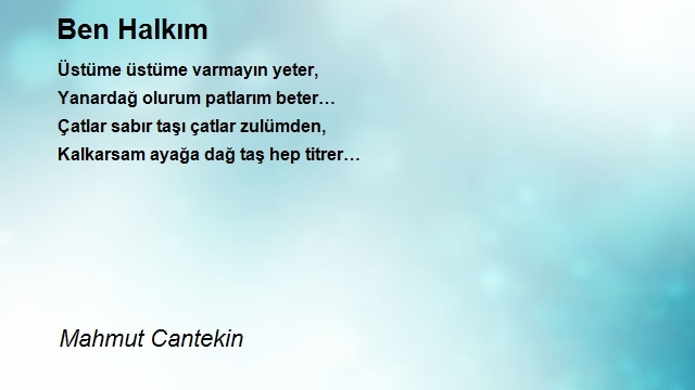 Mahmut Cantekin