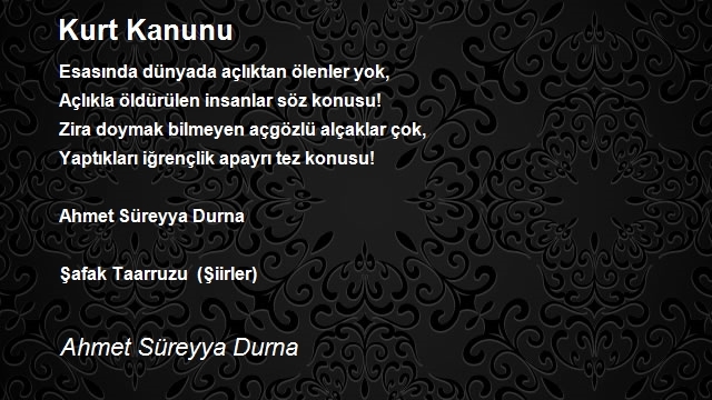 Ahmet Süreyya Durna