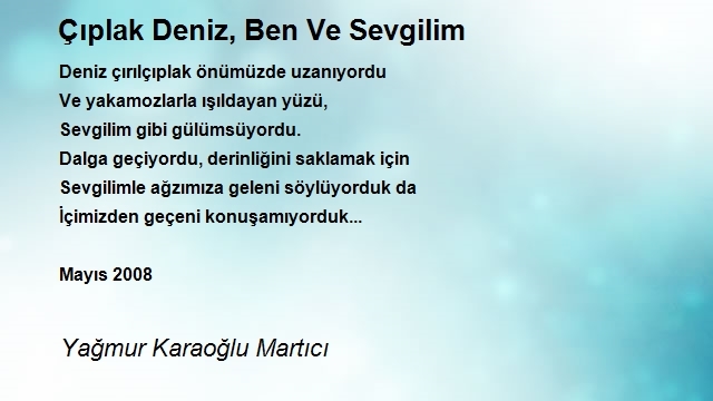 Yağmur Karaoğlu Martıcı