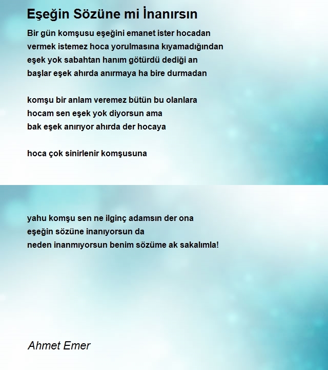 Ahmet Emer